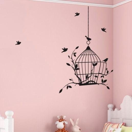 Fuglebur Vægkunst – Inspirerende Wallsticker til Dit Hjem