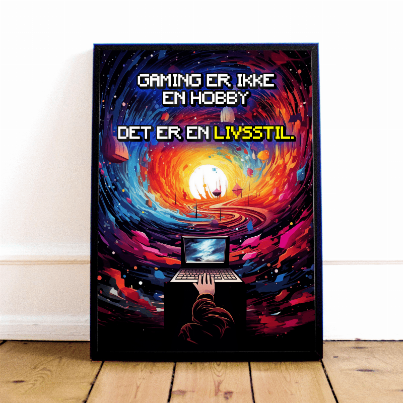 "Plakat med Gaming Livsstil"