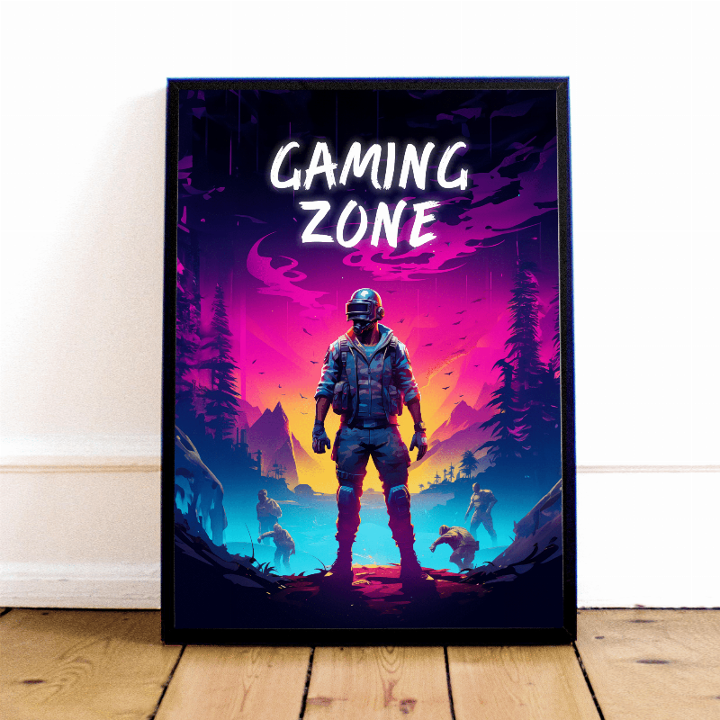 "Plakat til Gaming Zone"