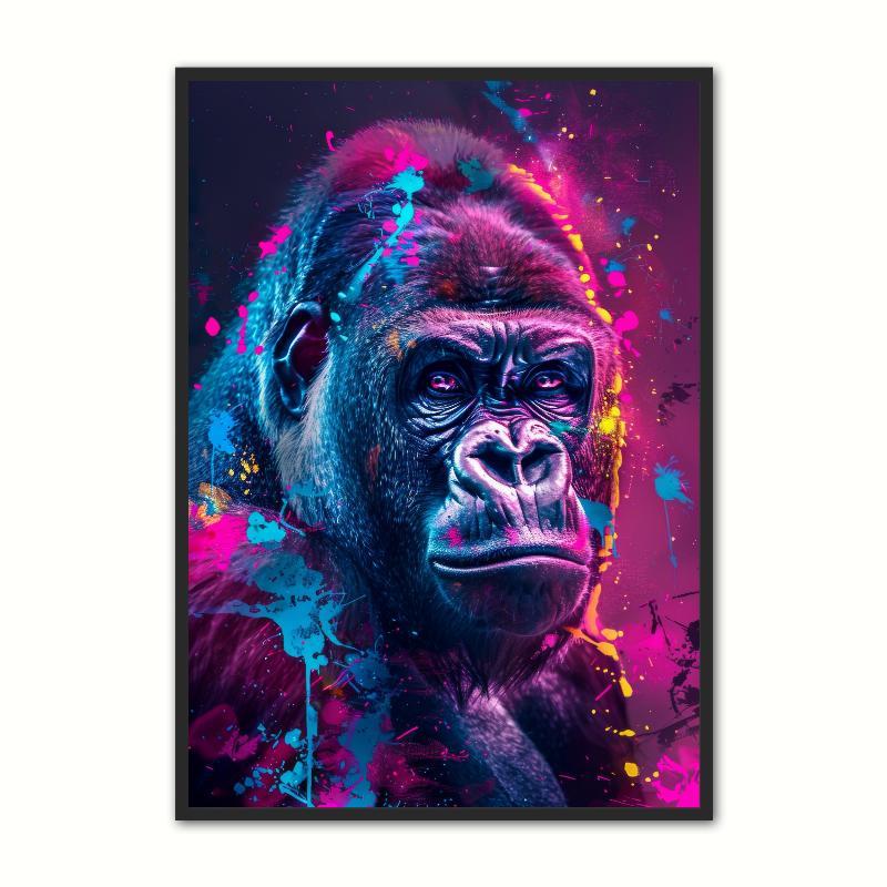 Gorilla plakat 21 x 29,7 cm (A4)
