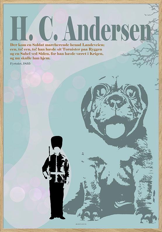 H.C. Andersen plakat – Fyrtøjet til børneværelset