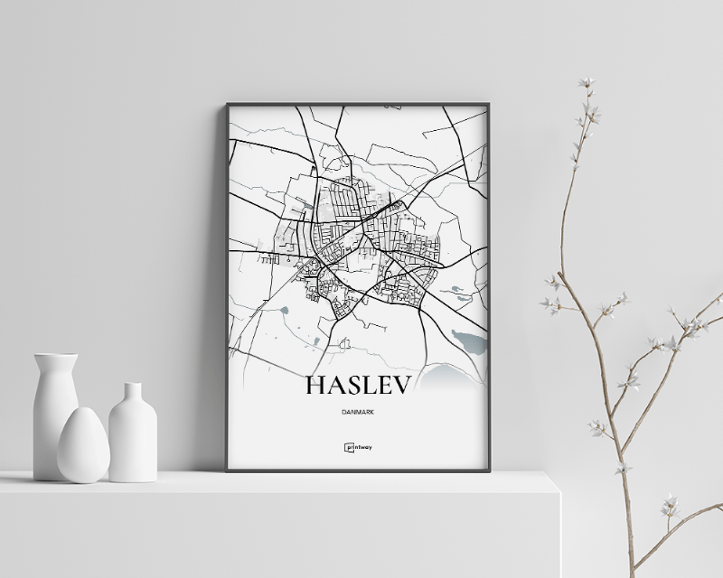 Haslev Plakat 35×50 cm (B3)