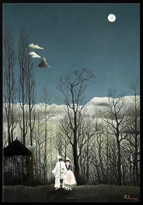 Karnevalsaften – Henri Rousseau Retroplakat til hjemmet