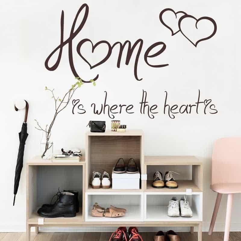 Hjemmet Er – Væggklistermærke til Dit Hjems Charme
