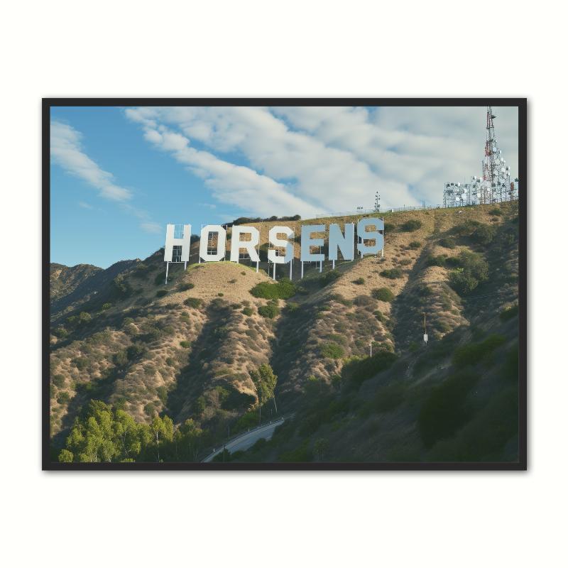 Horsens Byplakat 21 x 29,7 cm (A4)