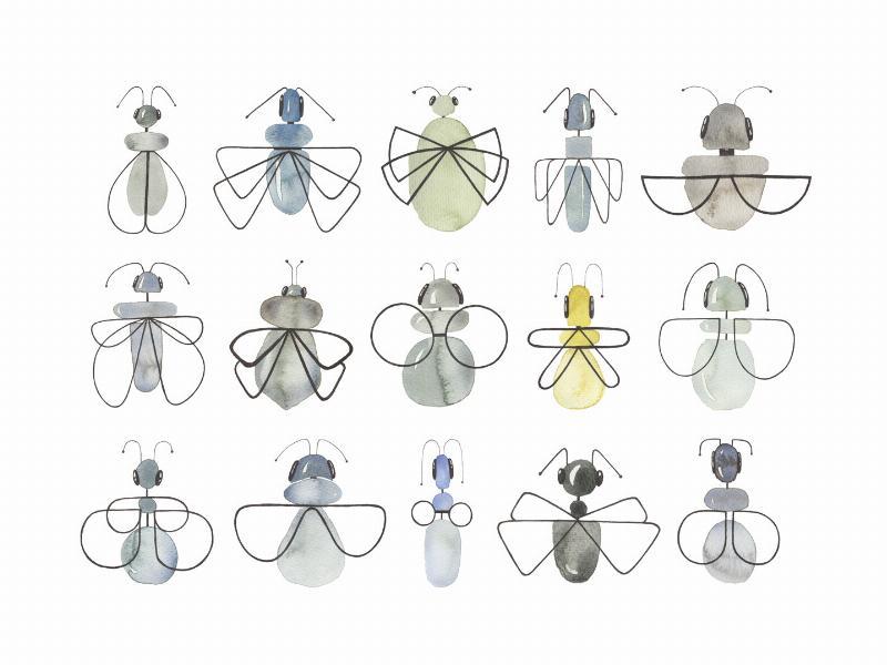 Insecta af Lise S. Gård - Insektkunstværk