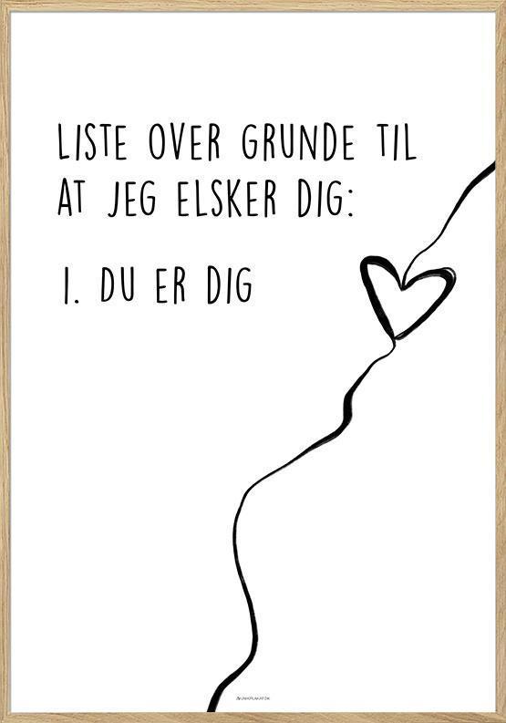 Inspirerende Kærlighedscitater – Vægkunst til Dit Hjem