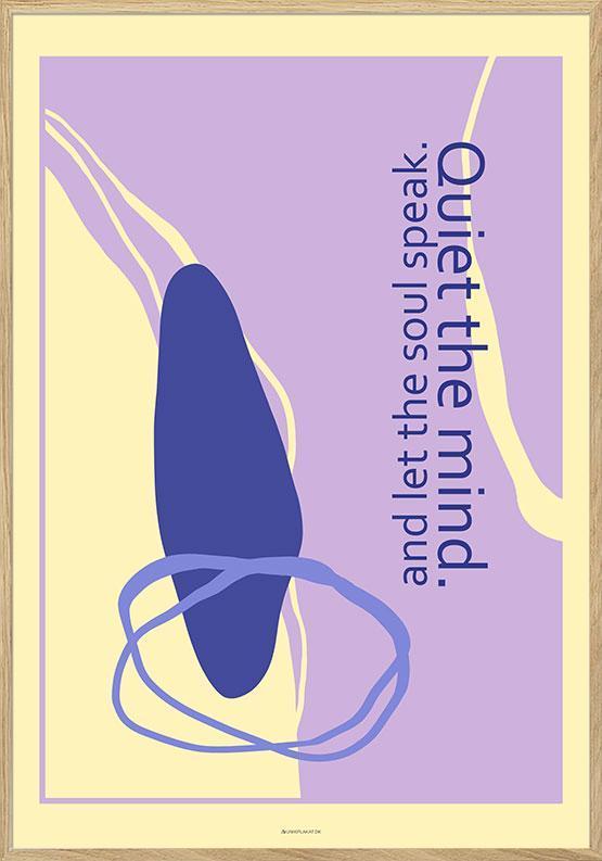 Farverig plakat - Skab ro og stil sindet i dit hjem