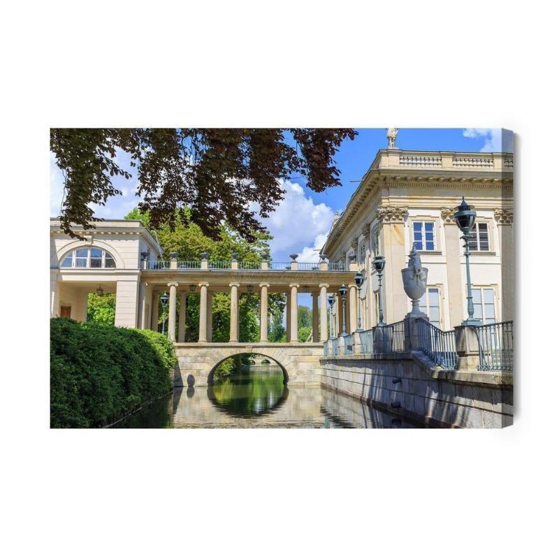 Lærred - Azienki Park i Warszawa Motiv