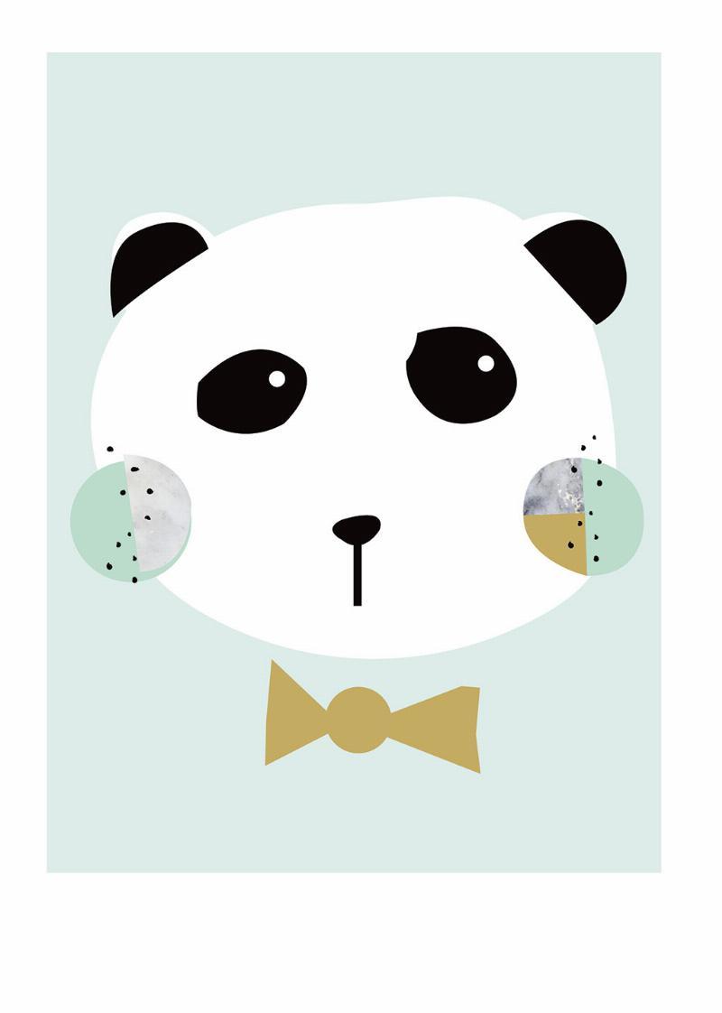 Panda dreng plakat fra Plakatwerket