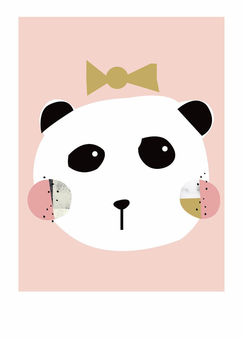 Panda Pige Plakat fra Plakatwerket