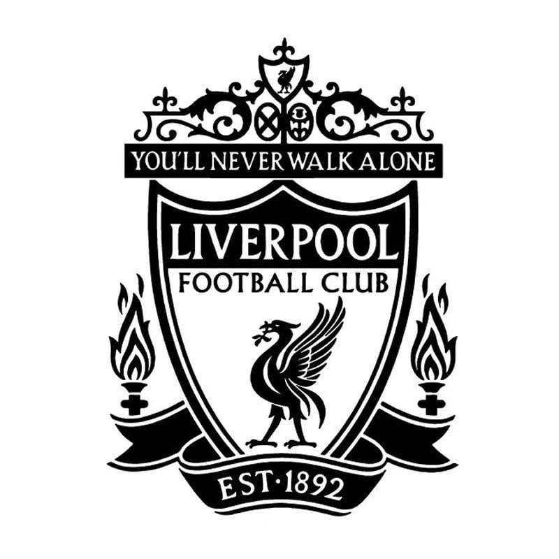 Liverpool vægklistermærke – Stort logo til fans