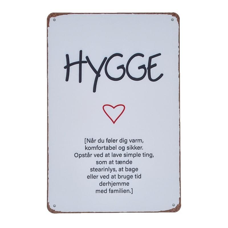 Hygge Emaljeskilt til Indretning