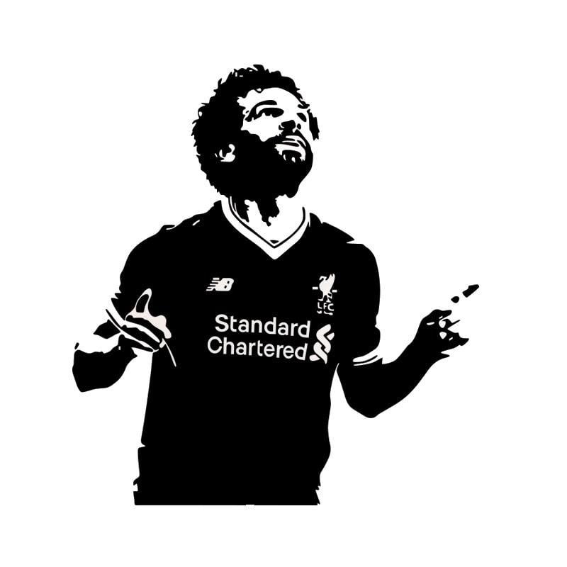 Mohamed Salah Fodbold Wallstickers - Inspirerende Dekoration