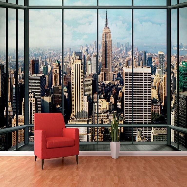 Fototapet med New Yorks skyskrabere