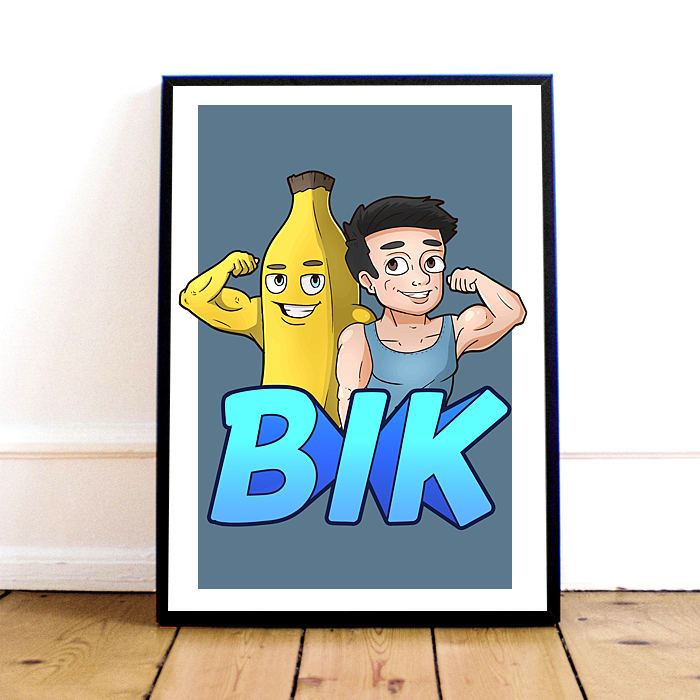 Maxsa BIK plakat - Kunstnerisk vægdekoration