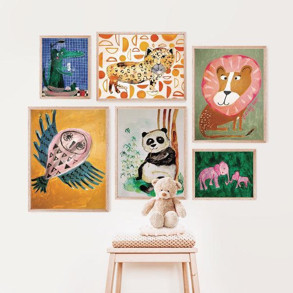 Studio Schack Plakatvæg - 6 Kunstplakater