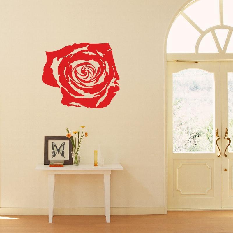 Vægklistermærke - Elegant Rose