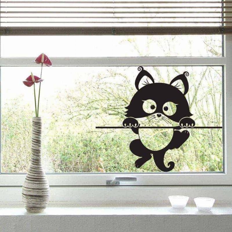 Sød Kat - Vægklistermærke