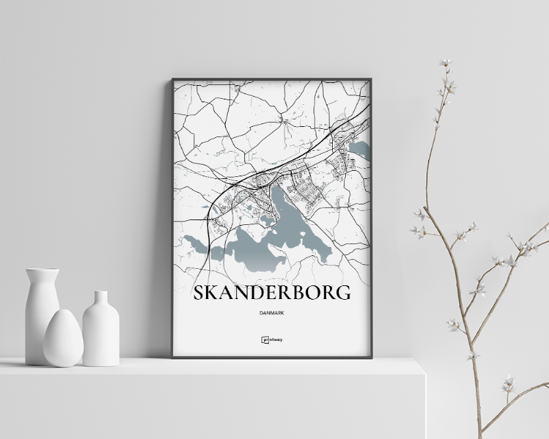 Skanderborg Plakat 21×30 cm (A4)