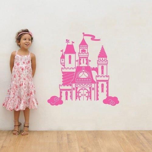 Prinsesse Slot Vægklistermærke – Magi til Børneværelset!