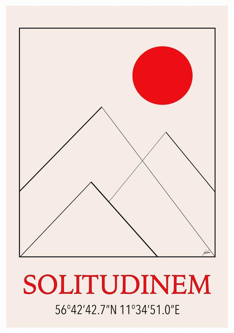 Justesen Plakater: Solitudinem Kunsttryk