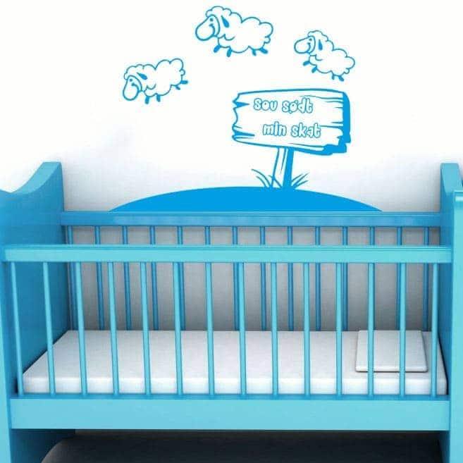Sov Sødt - Vægdekoration til Børneværelset