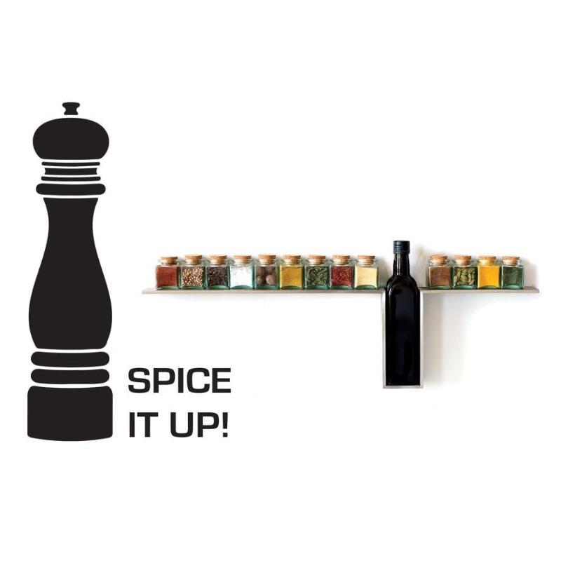 Krydr dit hjem med Spice It Up Vægklistermærke!