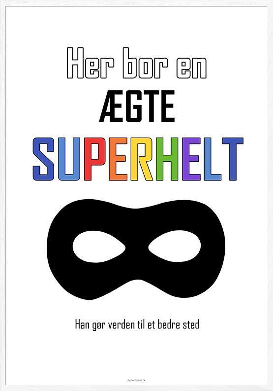 Superhelteplakat til drenge – Fantastisk vægkunst!