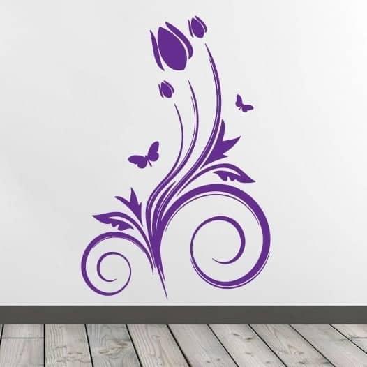 Tulipan Væggemærke – Naturskøn vægdekoration til hjemmet!