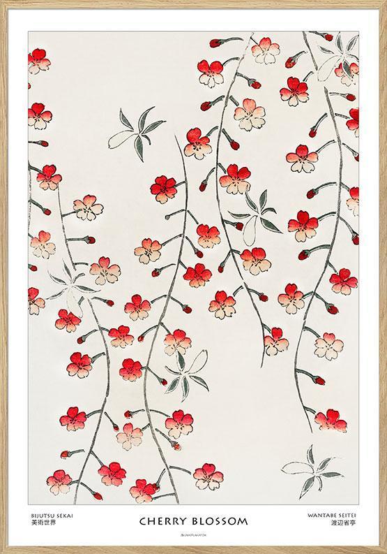 Wantabe Seitei - Kirsebærblomst Vægkunst til Dit Hjem