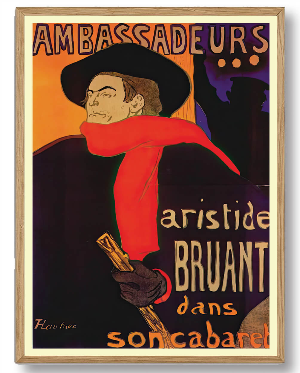 Henri de Toulouse-Lautrec – Ambassadeurs Kunstplakat Tilbud