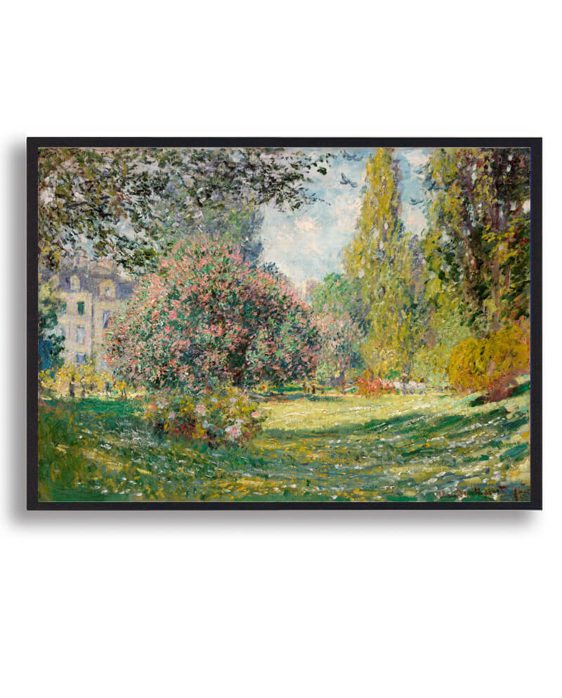 Claude Monet Plakat – Parc Monceau Kunstværk