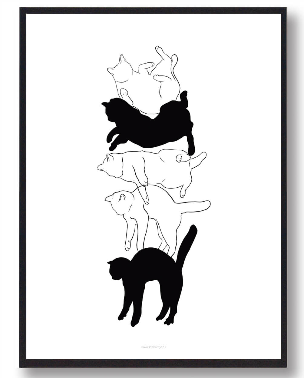 Katte falder - katteplakat