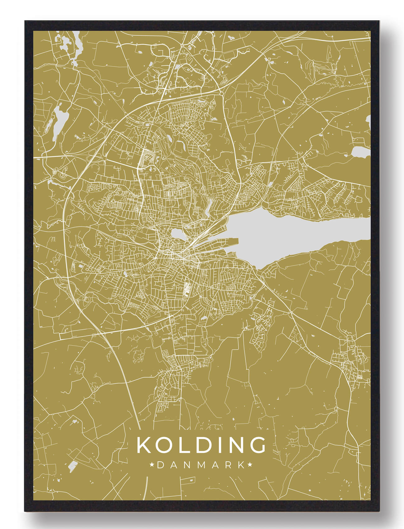 Kolding plakat - Gul til din boligindretning!