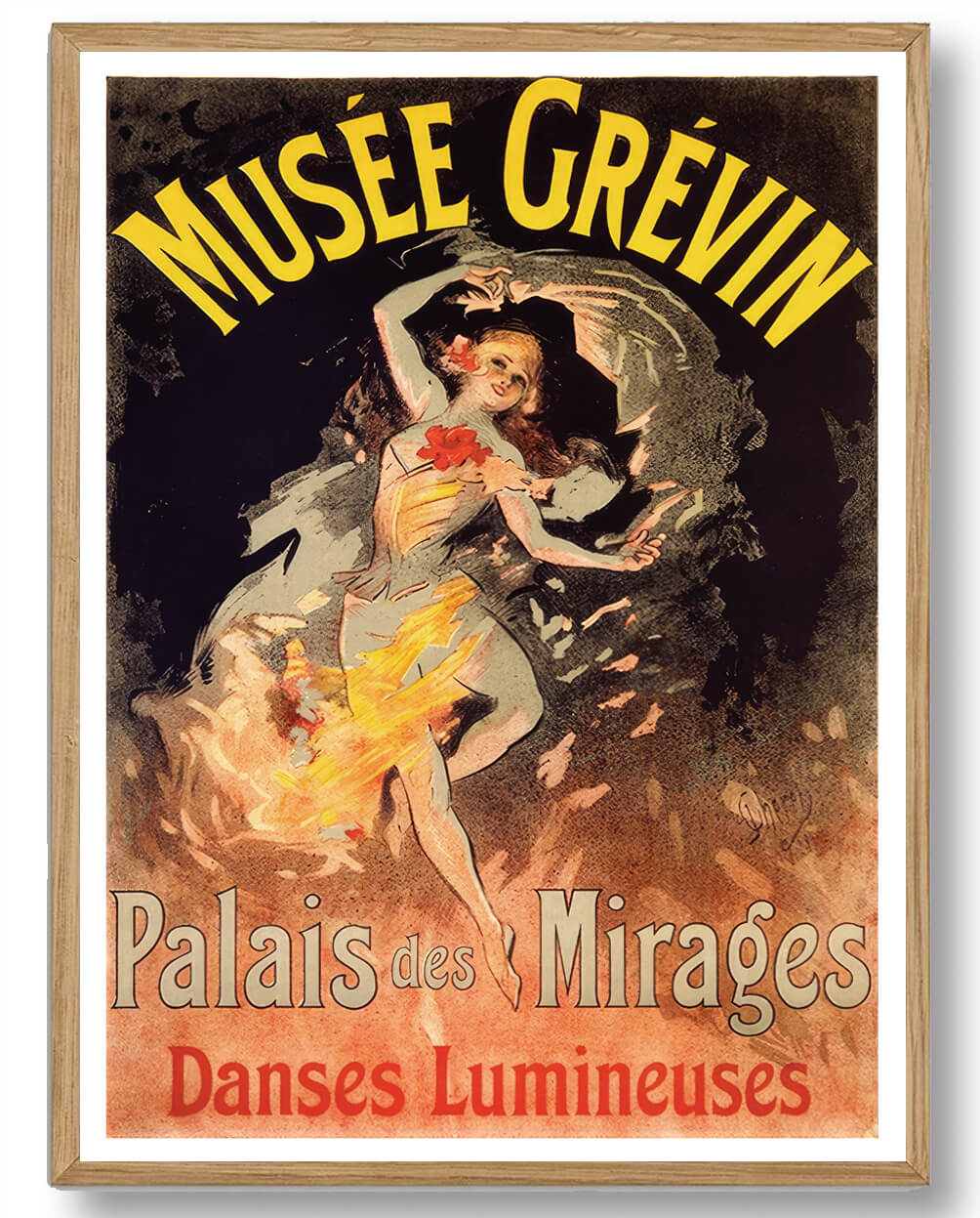 Jules Chéret Plakat - Musée Grévin i Paris