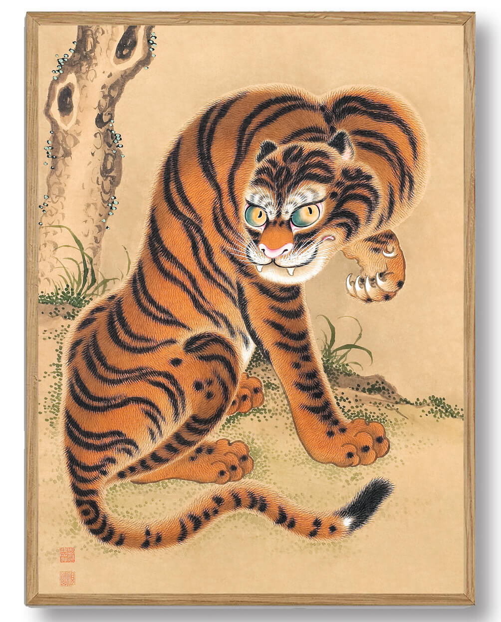Tiger of Japan – Kunstnerisk plakat med tigerdesign