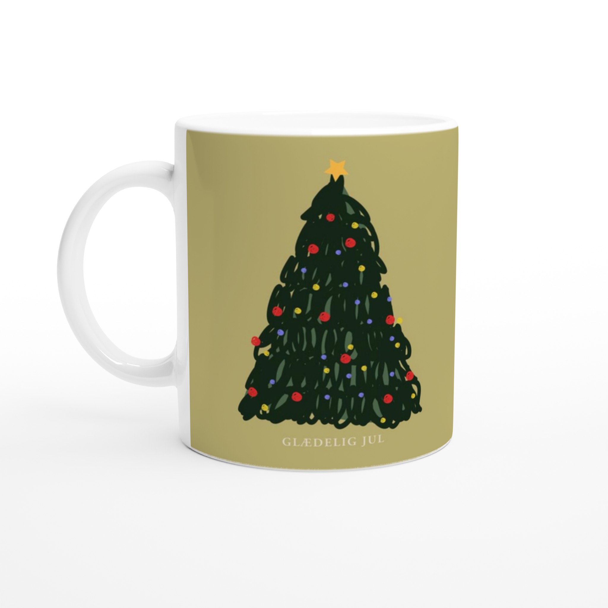 Juletræ Julekrus med flot motiv (325 ml)